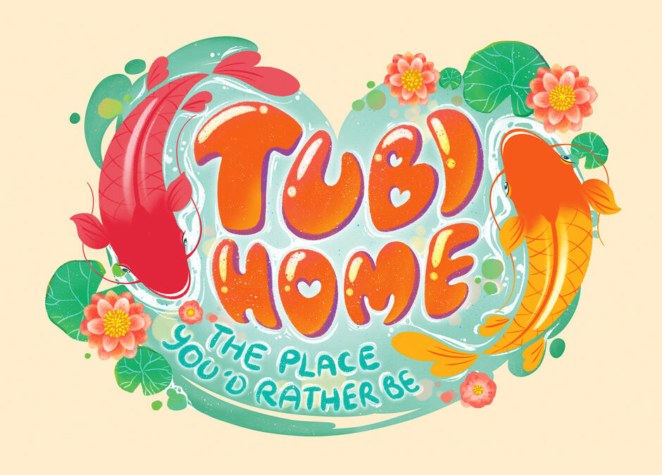 Welcome sign | Tubi homestay, 2023